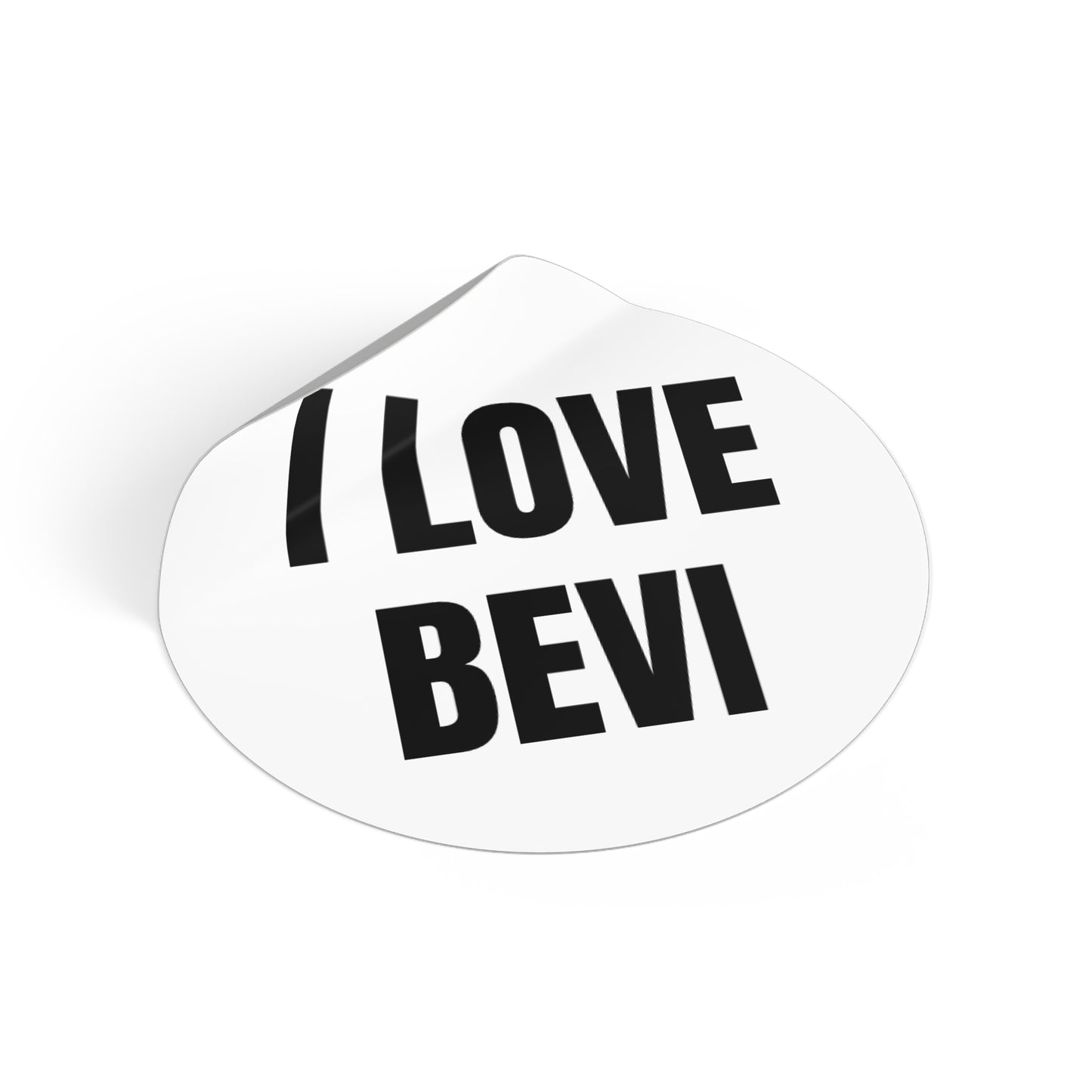 I LOVE BEVI STICKER